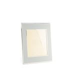 Mikasa Moor Gümüş Deri Fotoğraf Çerçevesi 20 X 25 Cm - Mavi