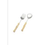 Mikasa Moor Gümüş Gold 2'li Salata Servis Seti