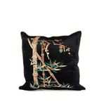 Mikasa Moor Hurma Kadife Kırlent 55x55 Cm - Siyah
