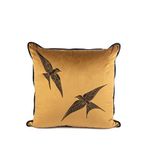 Mikasa Moor Isla İki Kuş Bronz Yastık 55x55 Cm