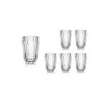 Mikasa Moor Kristal Kesimli 6lı Cam Meşrubat Bardağı 240ml
