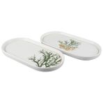 Mikasa Moor Marinet 2’Li Oval Servis Tabağı Seti 32 X 16 Cm