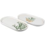 Mikasa Moor Marinet 2li Oval Servis Tabağı Seti 32X16CM - 32 x 16 cm