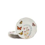 Mikasa Moor Mariposa Kelebek Desenli Porselen 27 cm 6'lı Servis Tabağı Seti