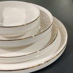 Mikasa Moor Modern Gold 24 Parça 6 Kişilik Yemek Takımı