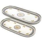 Mikasa Moor Monarch 2li Oval Tabak 26X12 34X15 - 2 Adet
