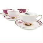 Mikasa Moor Pinky 4'lü Çay Fincanı Seti