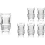Mikasa Moor Retro Dalga 6lı Meşrubat Bardağı 370ML - 6 Adet - 370 ml