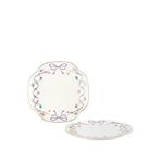 Mikasa Moor Romantic Charm Desenli Porselen 25 cm 2'li Servis Tabağı