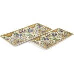 Mikasa Moor The Florentine 2li Sunum Tabağı 25X13CM 31X16CM P362.116726 - 0 - 3 lt - Çok Renkli