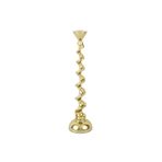 Mikasa Moor Twist 9x35 cm Gold Metal Mumluk