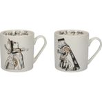 Mikasa x V&a Alice In Wonderland 350ML Porselen Kupa 2li - 2 Adet - 350 ml
