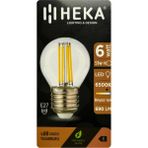 Mikasso (1 Adet) 6W (51W) 6500K (Beyaz Işık) E27 Duylu Şeffaf LED Ampul