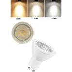 Mikasso 1 Adet 7 Watt, 4000 Kelvin, Çok Kaliteli GU10 Duy LED Ampul, Yüksek Lümen 4000 Kelvin GU10 Duy Ampul - Çok Renkli