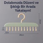 Mikasso 1 Adet 8 Kancalı Çok Amaçlı Yapışkanlı Askı Iç Çamaşırı Askısı Banyo Askısı Takı Organizer Plastik Ç