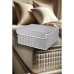 Mikasso 1 Adet Kapaklı Çok Amaçlı Baza Altı Kutu Hurç 50X40X19CM Tela 50 x 40 Gri Tr