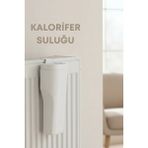Mikasso 1 Adet Kapaklı Kalorifer Suluğu Nemlendirici Suluk Petek Suluğu Bej Tr