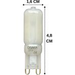 Mikasso (1 Adet) Osaka Buzlu 5W Beyaz Işık (6500K) G9 Duylu LED Kapsül Ampul