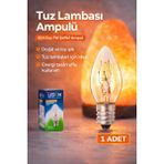 Mikasso 1 Adet Tuz Lambası Ampulü E14 Duy 7W Şeffaf Ampul - Çok Renkli