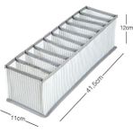 Mikasso 10 Bölmeli Dolap Çekmece Içi Düzenleyici Organizer Kumaş 11 x 12 Gri Tr