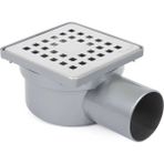 Mikasso - 10*10 50 Lik Yandan Çıkışlı Plastik Çerçeveli Koku Önleyici Yer Süzgeci - 1041-2125022-11