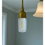Mikasso 10W Dekoratif Kristal Ampul E27 LED Kısa (Beyaz 6500K) (1200 Lümen)