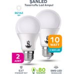 Mikasso 10W Tasarruflu Beyaz Renk LED AMPUL-1-2-4-6-10-50-100 Adettir