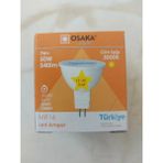 Mikasso 12-30 Volt Arası 7W 3000K Gün Işığı Ac-Dc Uyumlu MR16 LED Spot Ampül 540LM Dikkat Trafo ile Çalışır - Çok Renkli
