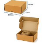 Mikasso 12×18×8,5 cm E-Ticaret Kargo Kutusu 10 Adet Kraft 18 x 12 x 9