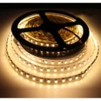 Mikasso 12VOLT Gün Işığı (Açık Sarı) 5metre 3 Çipli IP20 8W Metrede 60 LED Iç Mekan Yapışkanlı Şerit LED