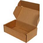 Mikasso 12X8X6,5CM Kutu - Kilitli Kutu - 0,2 Desi Kutu - Kraft - 10 Adet Kahverengi 32 x 22 x 8