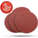 Mikasso 15 Adet Cırt Zımpara Spiral Avuç Içi Taşlama 115 mm Harman Paket
