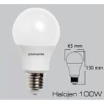 Mikasso 15W = 100W Eşdeğer 3000 Kelvin Gün Işığı (Açık Sarı) E27 Duylu 1100 Lümen A65 LED Ampul A+ Enerji Be