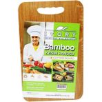 Mikasso 16*26 cm Bamboo Ahşap Bambu Kesim Panosu Bambu Kahverengi