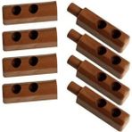 Mikasso 17X25 Sineklik Menteşesi Renkli Altınmeşe Paket Kapı Pencere Sinekliği 4 Adet Kahverengi