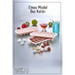 Mikasso 18 Bölmeli Elmas Model Buz Kalıbı Buzluk - Pembe Plastik