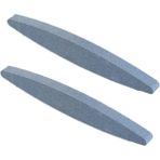 Mikasso 2 Adet Bileme Taşı 150 Grit Oval Bileme Taşı Bıçak Bileme Bıçak Bileyici Taş Bileğ Taşı