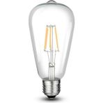 Mikasso 2 Adet CT-4353 - 8W 3200K Günışığı | LED Filament Rustik Ampul - E27 - Çok Renkli