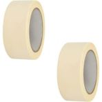Mikasso 2 Adet Maskeleme Bandı Boya Bandı 48MM x 25M Kağıt Bant Beyaz