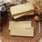 Mikasso 2 Adet Memo Pad Vintage 50 Yaprak Not Defteri Postit Üz Yapışkanlı Not Kağıdı - Çok Renkli