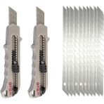 Mikasso 2 Adet Metal Maket Bıçağı + 10 Adet Yedek Uç