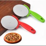 Mikasso 2 Adet Pizza Dilimleyici Hamur Kesici Rulet Plastik Saplı Pizza Kesici Paslanmaz Çelik Yuvarlak Rul