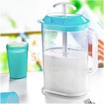 Mikasso 2 Adet Yayık Sürahi Beyaz Plastik