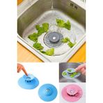 Mikasso 2 Kademeli Dokunmatik Lavabo Tıkacı Silikon Lavabo Gider Tıpası (2 Adet) Çok Renkli Silikon