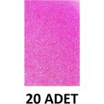 Mikasso 20 Adet A4 Pembe Simli Eva - Çok Renkli