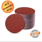 Mikasso 20 Adet Cırt Zımpara Kağıdı El Zımparaları Seti 115 mm Avuç Içi Spiral Taşlama Karma Paket