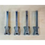 Mikasso 20CM Metal Profil Yer Sofrası Ayağı Seti (4'lü) Çok Renkli