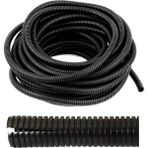 Mikasso 23MM Yarıklı Spiral Hortum Kablo Gizleme Izolasyon Borusu Esnek Siyah
