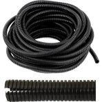 Mikasso 26MM Yarıklı Spiral Hortum Kablo Gizleme Izolasyon Borusu Esnek Siyah - Çok Renkli