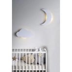 Mikasso 2’li Bulut ve Ay Gece Lambası Çocuk Odası Bebek Odası Dekoratif Aydınlatma 30/40 cm Ahşap Beyaz - Çok Renkli